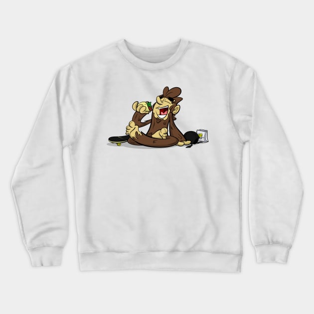 Big Foot Jones Skateboard Crewneck Sweatshirt by geoffreymunn